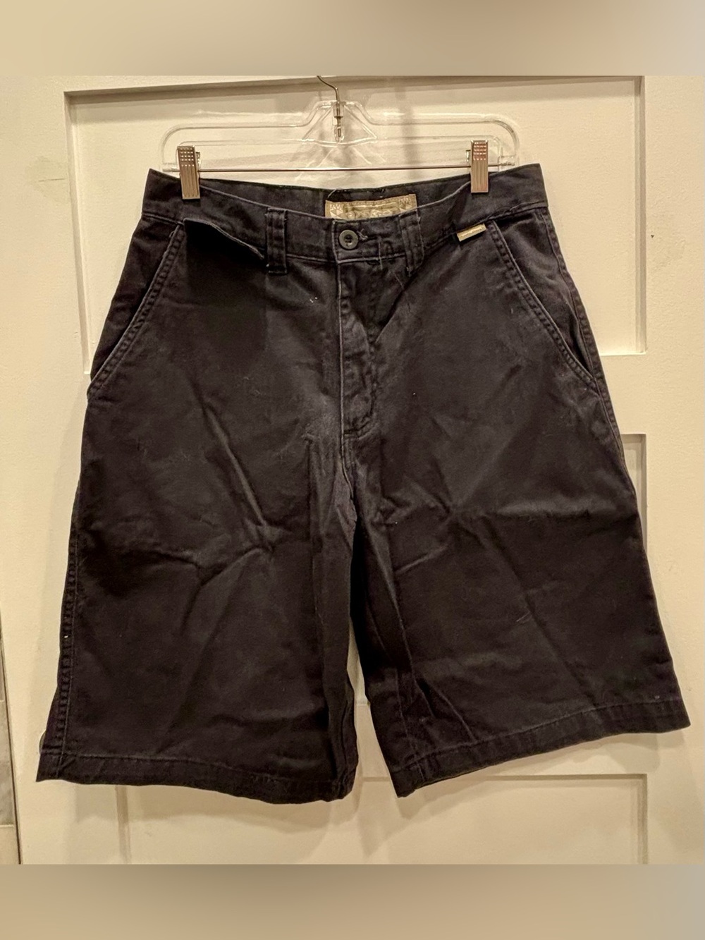 JNCO Vintage Y2K Black Flat Front Men's Shorts